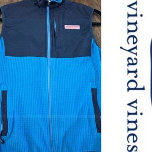 0270| Vineyard Vine| Boys/Kids  blue vest| Size Large Fits a Womens XS / S 🇺🇸